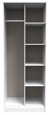 Product photograph of Pixel Matt White Open Shelf Bookcase from Choice Furniture Superstore