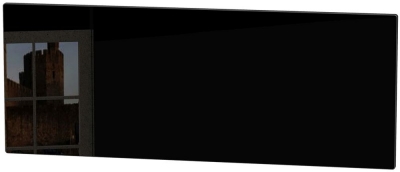 Clearance Knightsbridge 5ft Black Headboard P19
