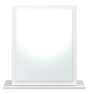 Product photograph of Worcester White Small Dressing Mirror from Choice Furniture Superstore