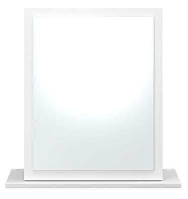 Product photograph of Padstow White Small Dressing Mirror from Choice Furniture Superstore