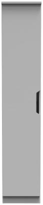 Bella Grey Ash 1 Door Single Wardrobe W 47cm X D 60cm