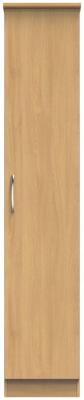 Eve Modern Oak 1 Door Single Wardrobe W 37cm X D 595cm