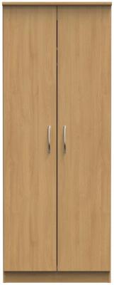 Eve Modern Oak 2 Door Plain Wardrobe W 77cm X D 595cm