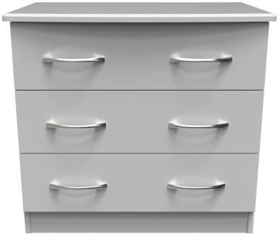 Eve Grey 3 Drawer Small Chest