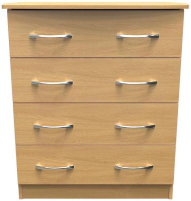 Eve Modern Oak 4 Drawer Chest