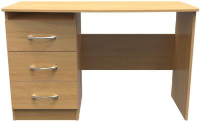 Eve Modern Oak 3 Drawer Vanity Desk