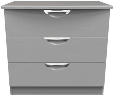 Flora Grey Ash 3 Drawer Small Chest