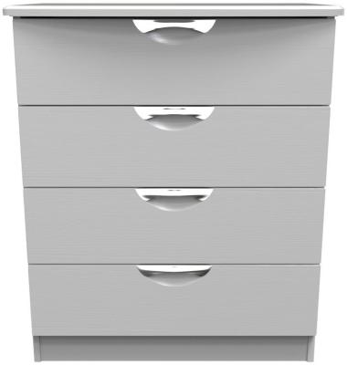 Flora Grey Ash 4 Drawer Chest