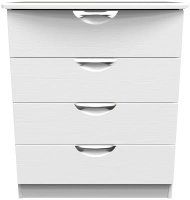 Flora White Ash 4 Drawer Chest