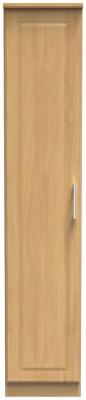 Gina Modern Oak 1 Door Single Wardrobe W 37cm X D 595cm