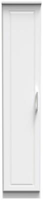 Gina White Ash 1 Door Single Wardrobe W 37cm X D 595cm