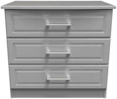 Gina Grey Ash 3 Drawer Small Chest