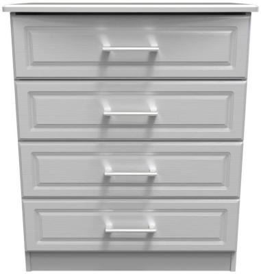 Gina Grey Ash 4 Drawer Chest