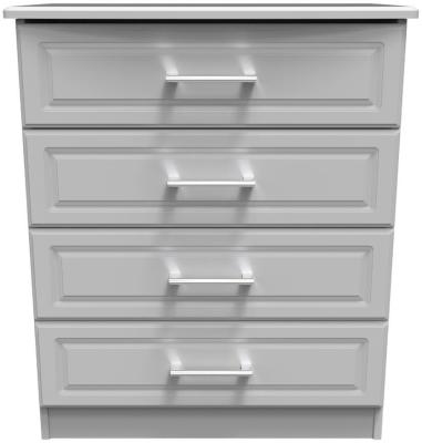 Gina Grey 4 Drawer Chest