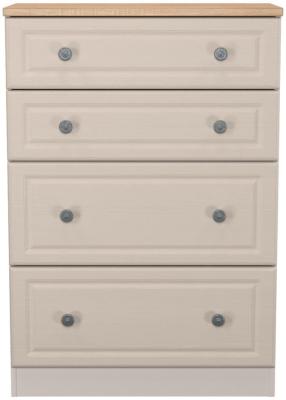 Norfolk Kashmir Ash And Bardolino Oak 4 Drawer Deep Chest