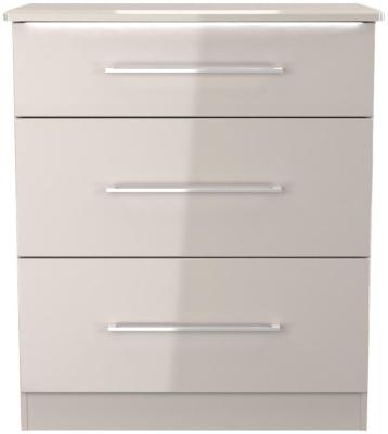 Paris Kashmir Gloss 3 Drawer Deep Chest