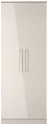 Paris Kashmir Gloss 2 Door Plain Wardrobe W 74cm X D 53cm