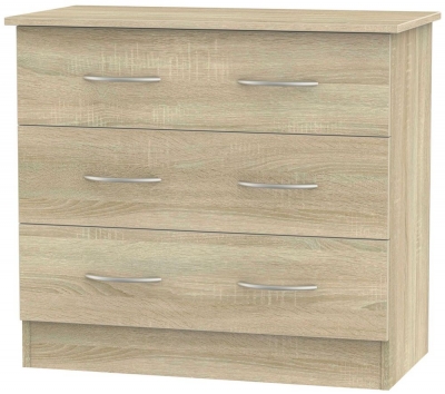 Product photograph of Avon Bardolino 3 Drawer Chest from Choice Furniture Superstore