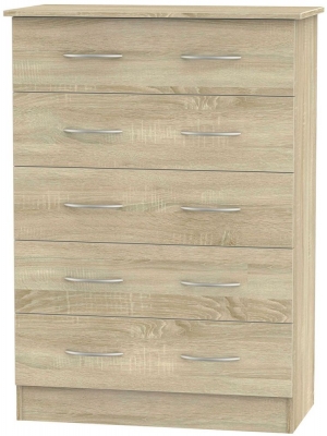 Product photograph of Avon Bardolino 5 Drawer Chest from Choice Furniture Superstore