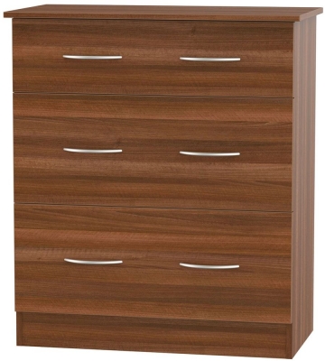 Product photograph of Avon 3 Drawer Deep Chest from Choice Furniture Superstore