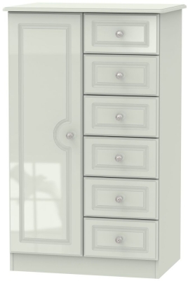 Product photograph of Balmoral Cashmere 1 Door Midi Wardrobe from Choice Furniture Superstore