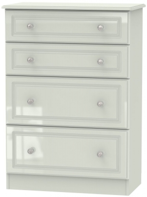 Product photograph of Balmoral High Gloss Kaschmir 4 Drawer Deep Chest from Choice Furniture Superstore