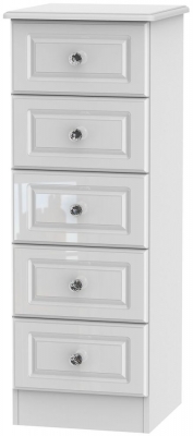 Product photograph of Balmoral 5 Drawer Tall Chest from Choice Furniture Superstore