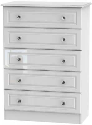 Product photograph of Balmoral 5 Drawer Chest from Choice Furniture Superstore
