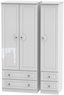 Product photograph of Balmoral 3 Door 4 Drawer Wardrobe from Choice Furniture Superstore