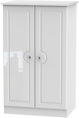 Product photograph of Balmoral 2 Door Midi Wardrobe from Choice Furniture Superstore