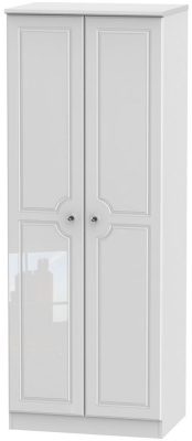 Product photograph of Balmoral 2 Door Tall Hanging Wardrobe from Choice Furniture Superstore