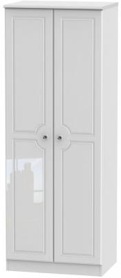 Product photograph of Balmoral 2 Door Tall Wardrobe from Choice Furniture Superstore