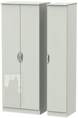 Product photograph of Camden Cashmere 3 Door Tall Triple Wardrobe from Choice Furniture Superstore