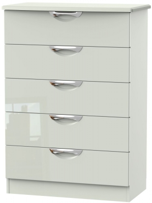 Product photograph of Camden Cashmere 5 Drawer Chest from Choice Furniture Superstore