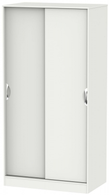 Product photograph of Camden Grey 2 Door Sliding Wardrobe from Choice Furniture Superstore