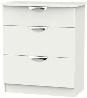 Product photograph of Camden Grey 3 Drawer Deep Chest from Choice Furniture Superstore