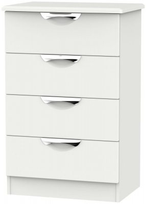 Product photograph of Camden Grey 4 Drawer Midi Chest from Choice Furniture Superstore