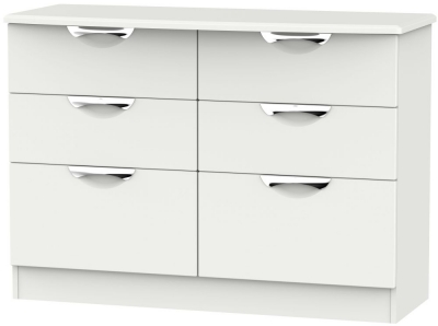 Product photograph of Camden Grey 6 Drawer Midi Chest from Choice Furniture Superstore