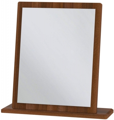 Product photograph of Camden Walnut Effect Small Dressing Mirror from Choice Furniture Superstore