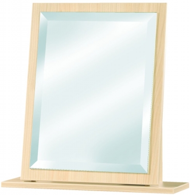 Product photograph of Contrast Elm Wood Small Dressing Mirror from Choice Furniture Superstore