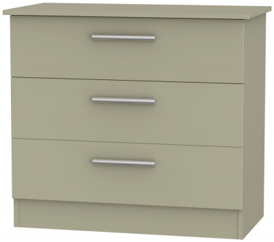 Product photograph of Contrast Mushroom 3 Drawer Small Chest from Choice Furniture Superstore