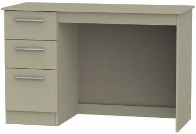 Product photograph of Contrast Mushroom 3 Drawer Desk from Choice Furniture Superstore