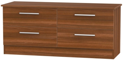 Product photograph of Contrast Noche Walnut Bed Box from Choice Furniture Superstore