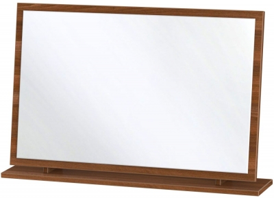 Product photograph of Contrast Noche Walnut Large Dressing Mirror from Choice Furniture Superstore