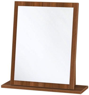 Product photograph of Contrast Noche Walnut Small Dressing Mirror from Choice Furniture Superstore