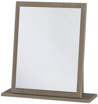 Product photograph of Contrast Toronto Walnut Small Dressing Mirror from Choice Furniture Superstore