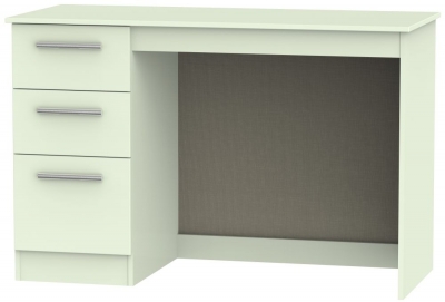 Product photograph of Contrast Cream 3 Drawer Desk from Choice Furniture Superstore