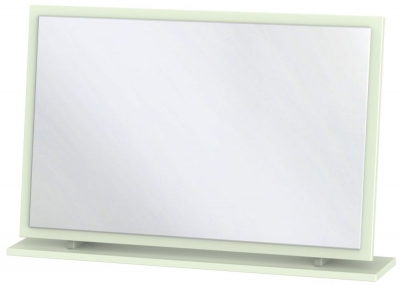 Product photograph of Contrast Cream Large Dressing Mirror from Choice Furniture Superstore