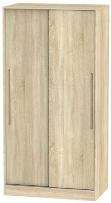 Product photograph of Monaco 2 Door Sliding Wardrobe - Bardolino from Choice Furniture Superstore