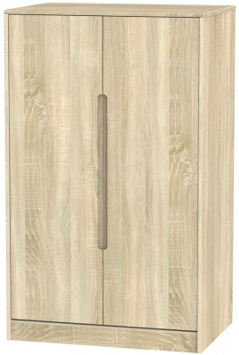 Product photograph of Monaco 2 Door Midi Wardrobe - Bardolino from Choice Furniture Superstore